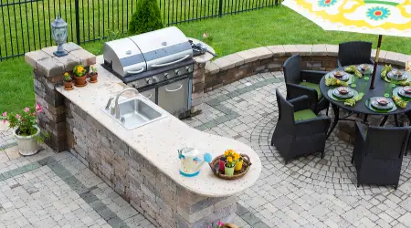 Outdoor Kitchen Construction