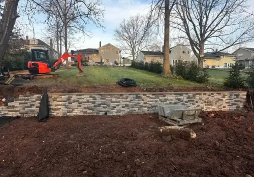 Retaining Wall Installation