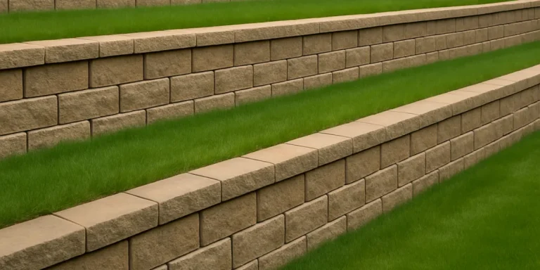 best retaining walls for sloped yards