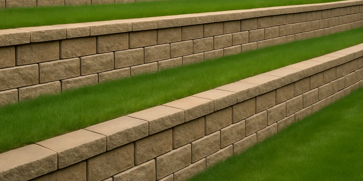 best retaining walls for sloped yards